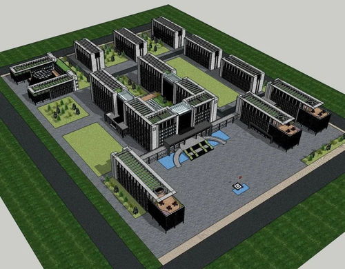 現(xiàn)代企業(yè)總部多層辦公建筑設(shè)計 基于SU模型的建筑信息模型技術(shù)開發(fā)實踐
